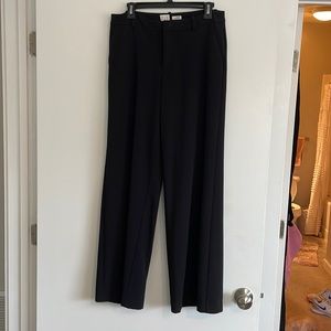 Black wide leg trouser